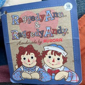 New 2019 raggedy Anne doll 13” with tags red hair and script name on skirt